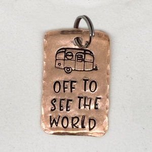 Off to see the World Key Chain